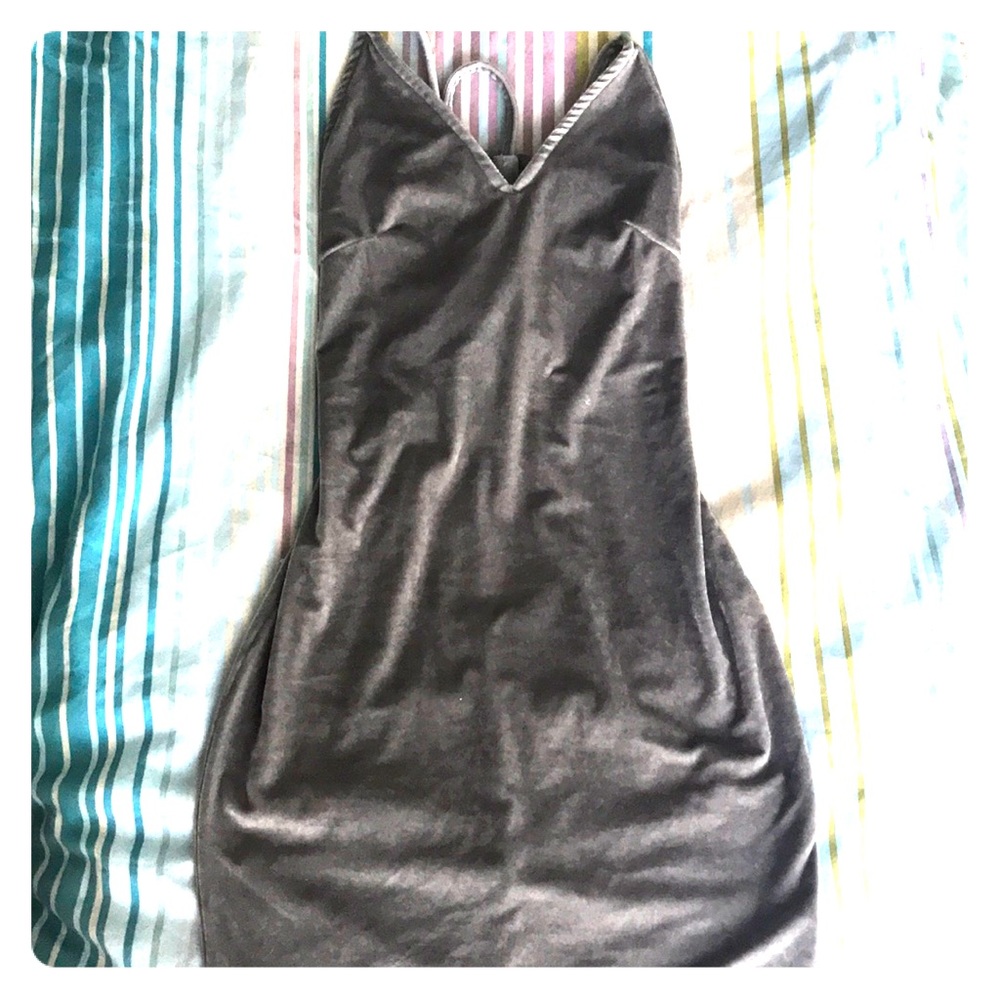 Grey bodycon dress